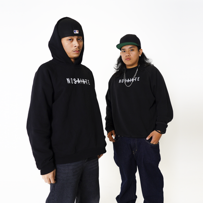 Black + Grey Strikethrough Crewneck Sweatshirt