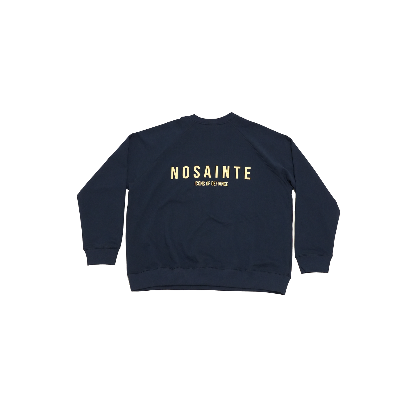 Navy Blue + Cream Crewneck Sweatshirt