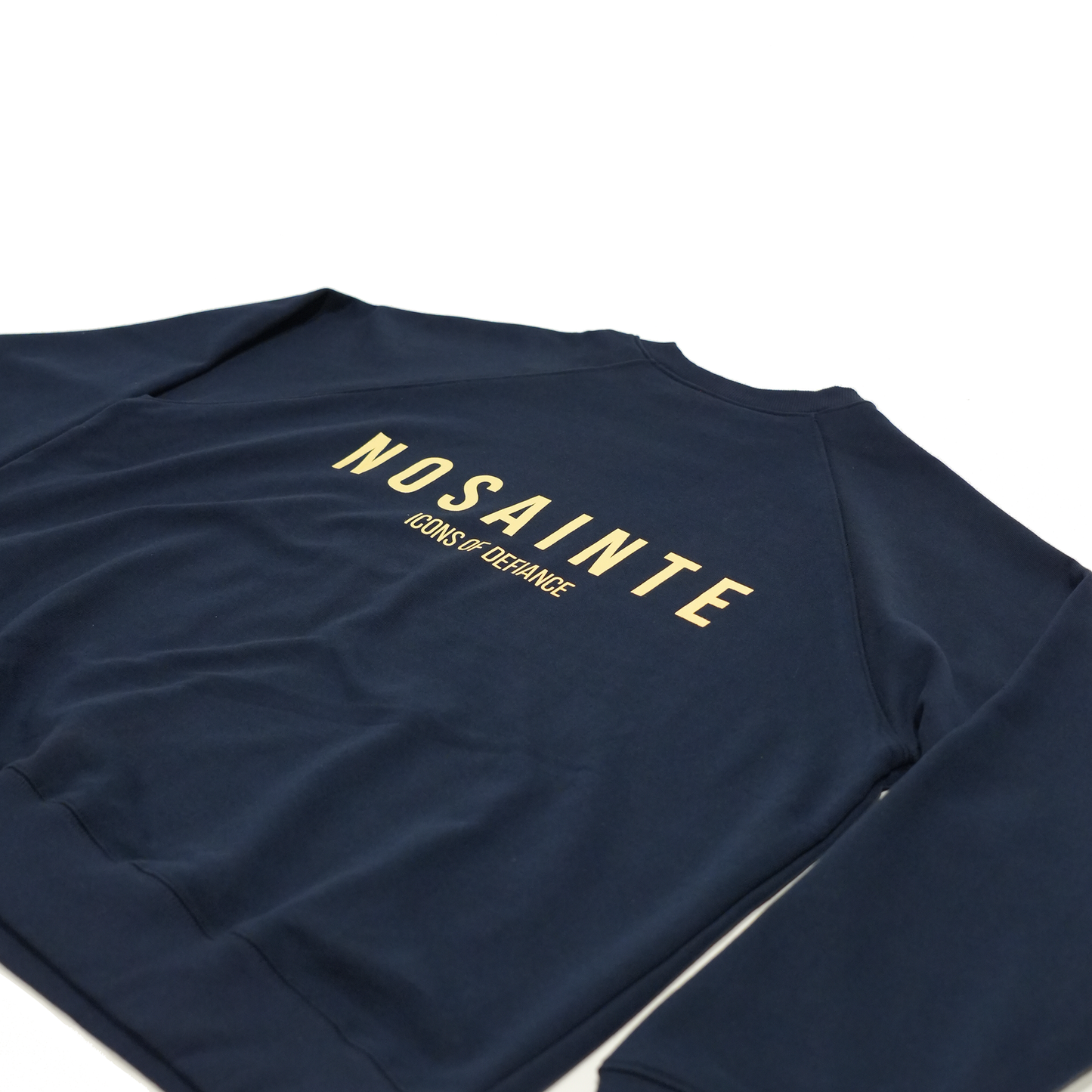 Navy Blue + Cream Crewneck Sweatshirt