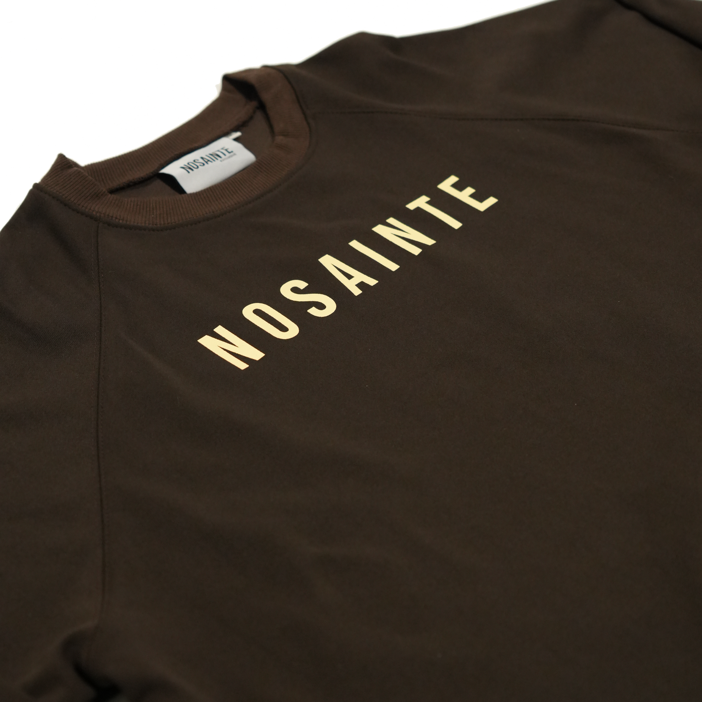 Espresso Brown + Cream Crewneck Sweatshirt