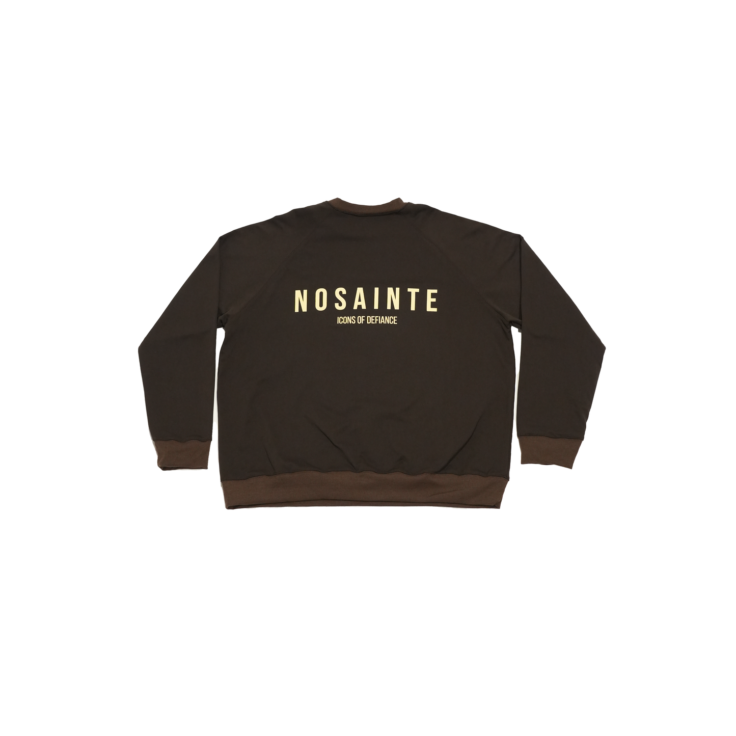 Espresso Brown + Cream Crewneck Sweatshirt